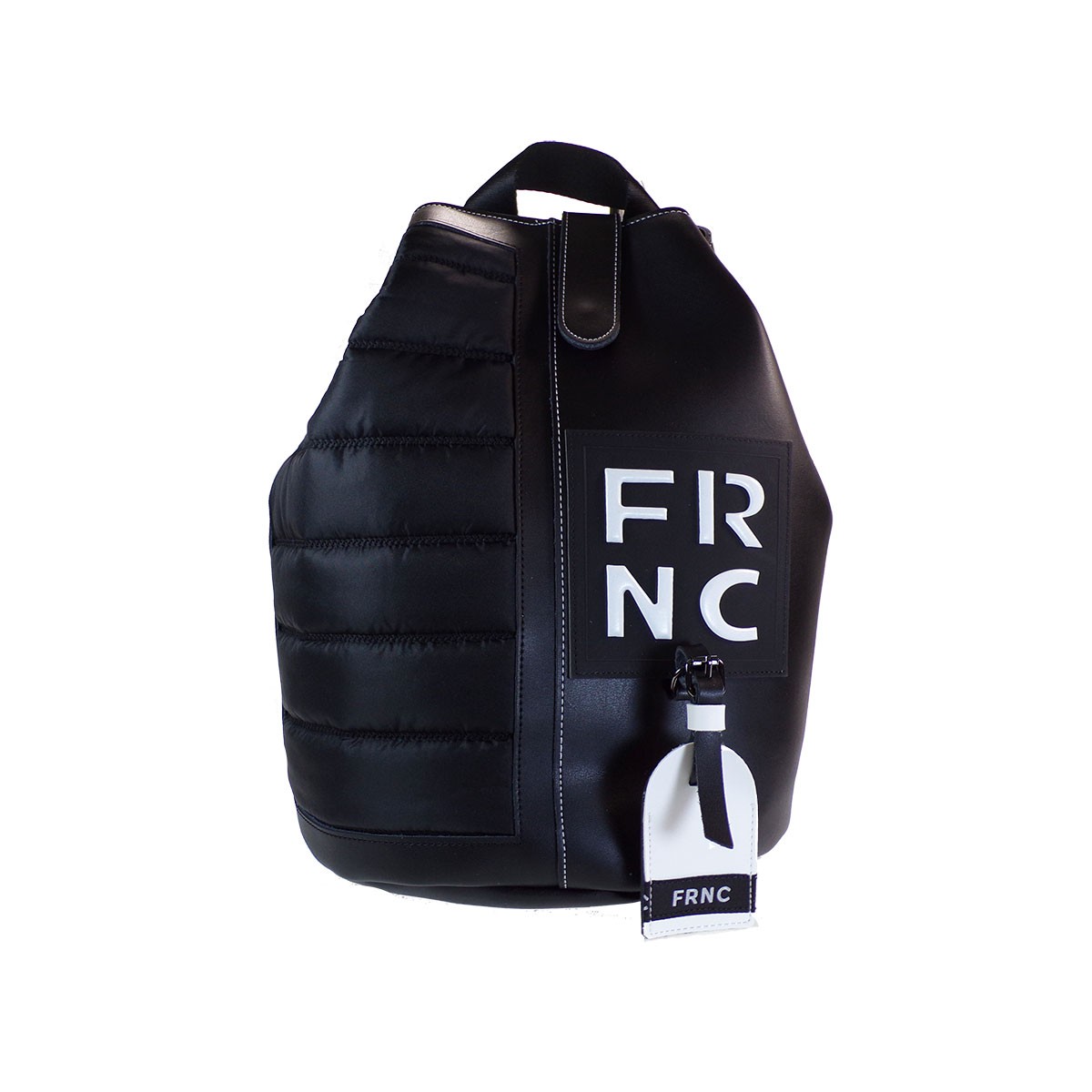 FRNC FRANCESCO Τσάντα Γυναικεία Πλάτης-Backpack 2407 Μαύρο Δέρμα
