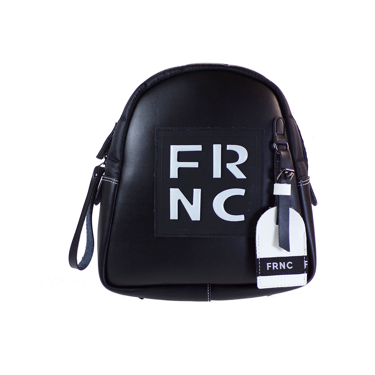 FRNC FRANCESCO Τσάντα Γυναικεία Πλάτης-Backpack 2402 Μαύρο Δέρμα