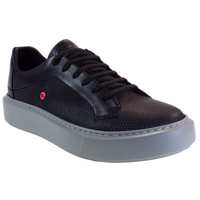 Robinson Ανδρικά Παπούτσια Sneakers 2261Μαύρο Δέρμα