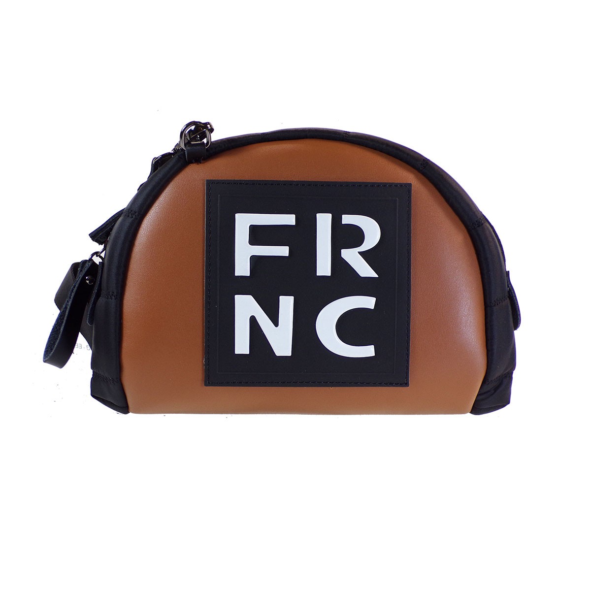 FRNC FRANCESCO Τσάντα Γυναικεία Ώμου-Χιαστί 2400 Ταμπά Δέρμα