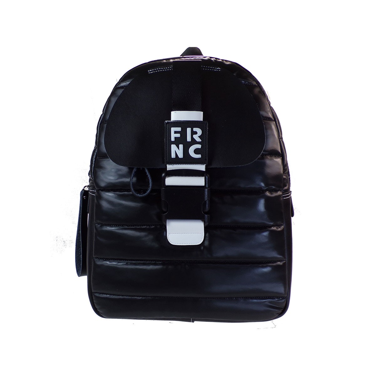 FRNC FRANCESCO Τσάντα Γυναικεία Πλάτης-Backpack 2323 Μαύρο Καπιτονέ
