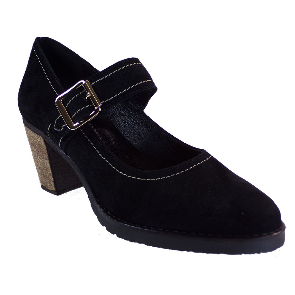 Katia Shoes Γυναικεία Παπούτσια Γόβες K54-8180 Μαύρο Καστόρι