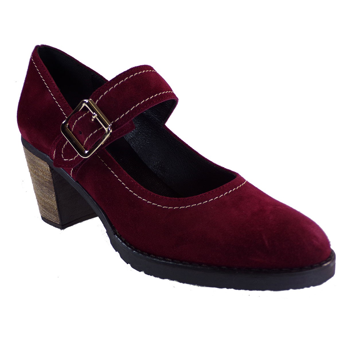 Katia Shoes Γυναικεία Παπούτσια Γόβες K54-8180 Μπορντώ Καστόρι