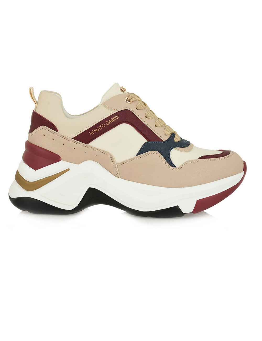 Renato Garini Γυναικεία Παπούτσια Sneakers 617-19R Nude Μπορντώ N119R6173P70