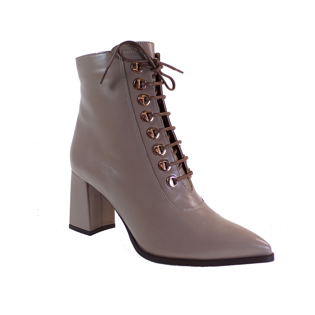 Fardoulis Shoes Γυναικεία Παπούτσια Μποτάκια 751-08Χ Ελεφάντ Δέρμα Γκρί