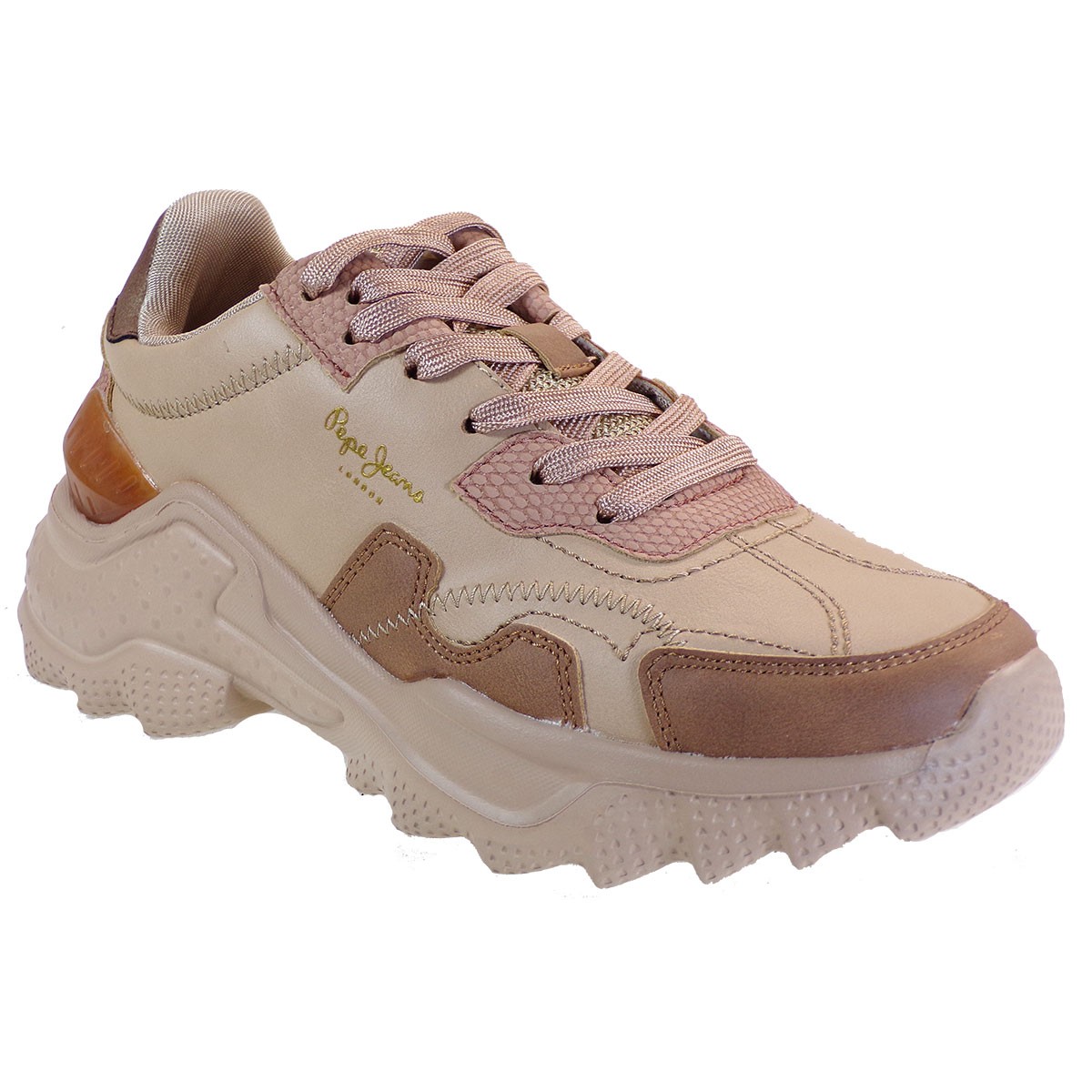 Pepe jeans ECCLES ROSE Sneakers Γυναικεία Παπούτσια PLS31227-113 Tαμπά