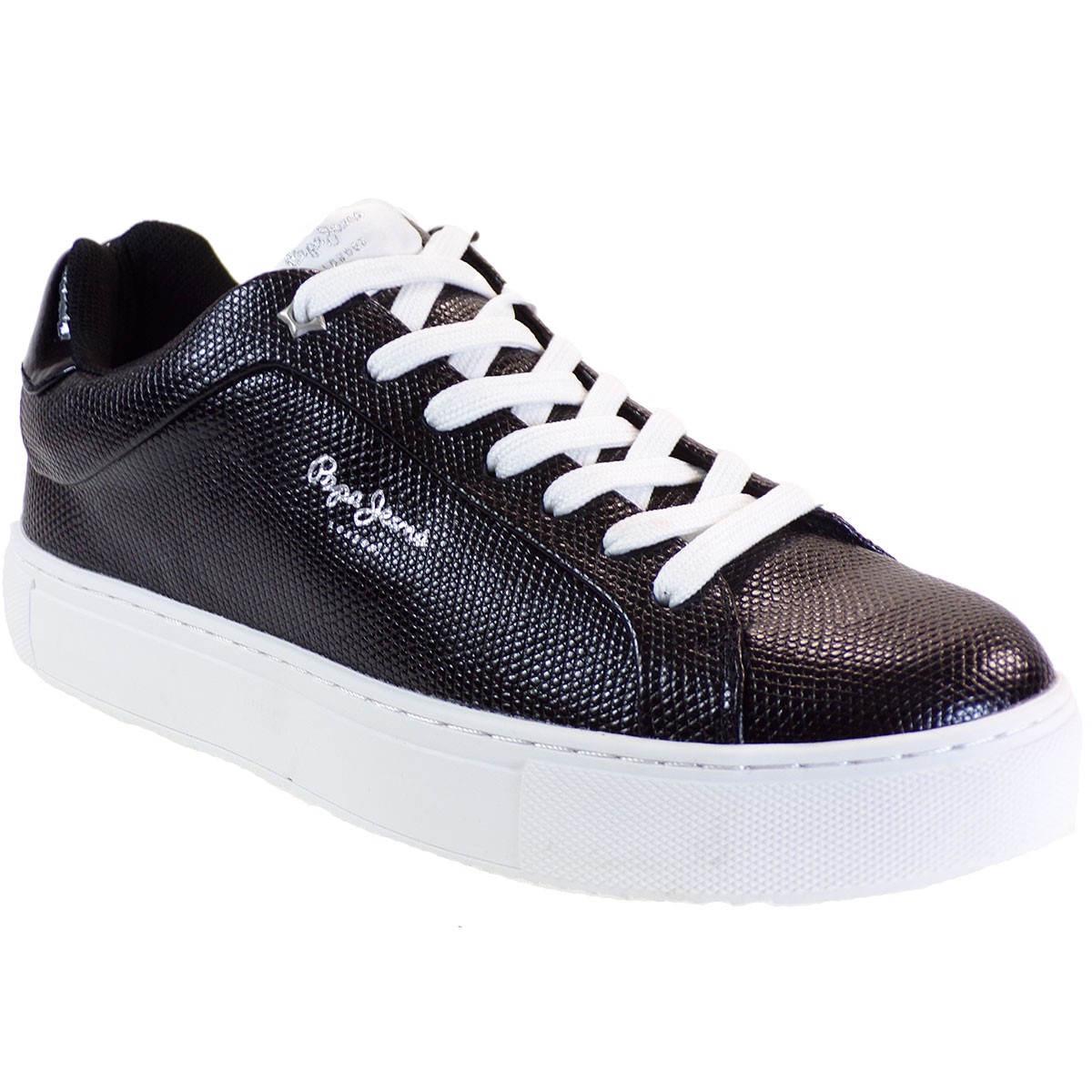 Pepe jeans ADAMS Sneakers Γυναικεία Παπούτσια PLS31199-999 Μαύρο