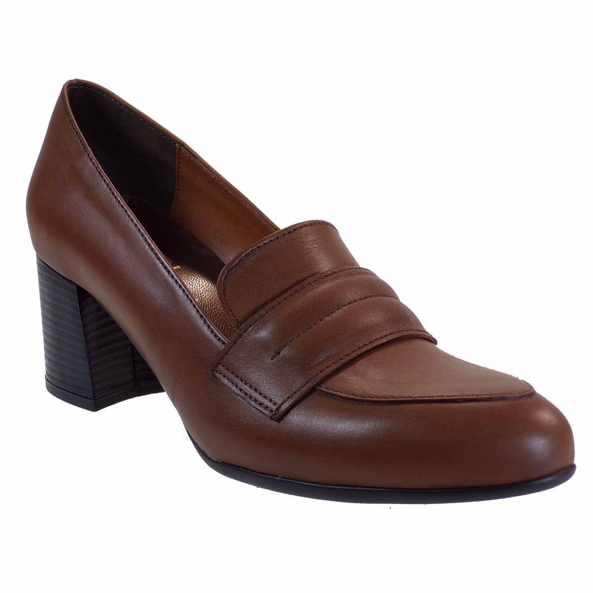 Katia Shoes Γυναικεία Παπούτσια Γόβες Κ44-1809 Ταμπά Δέρμα