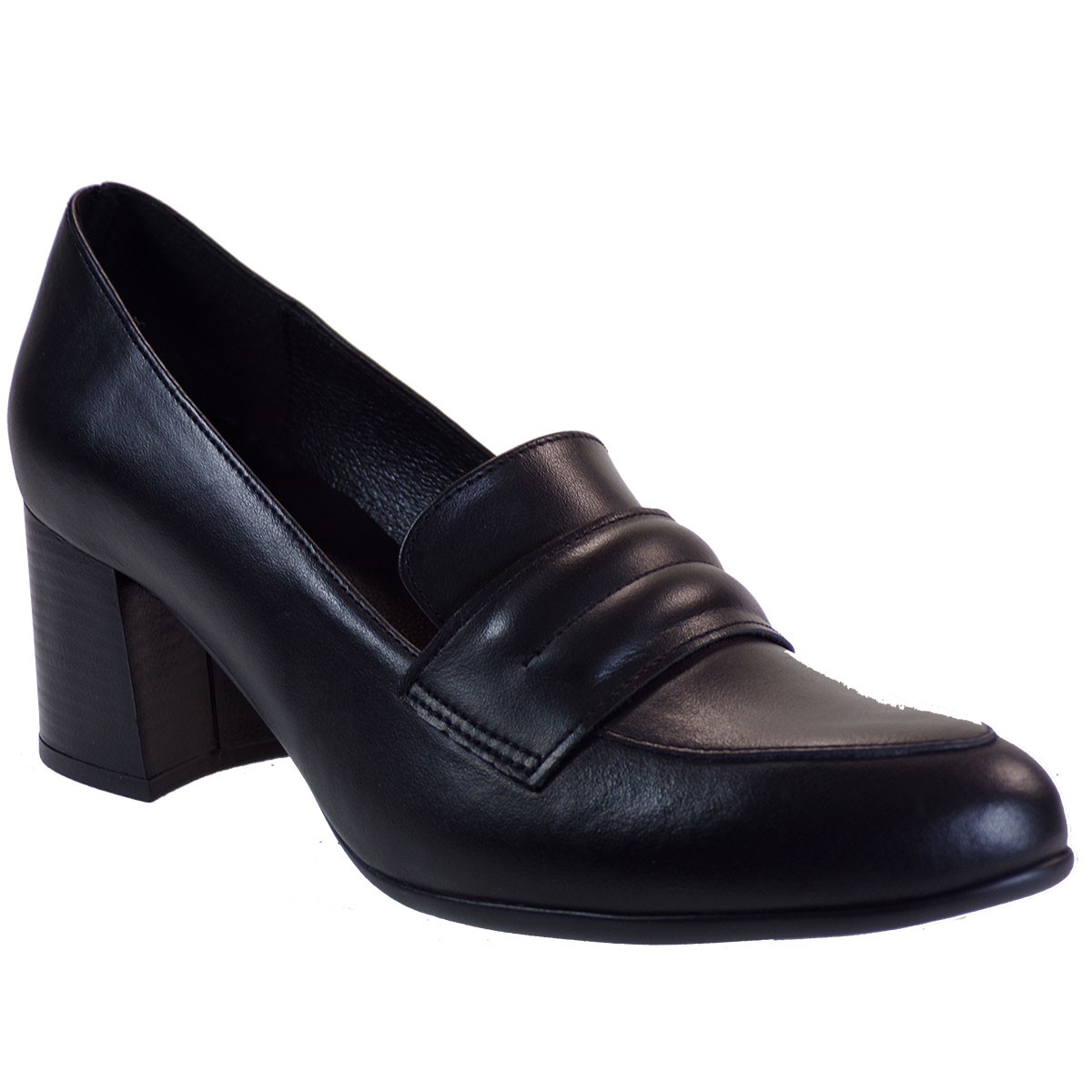 Katia Shoes Γυναικεία Παπούτσια Γόβες Κ44-1809 Μαύρο Δέρμα