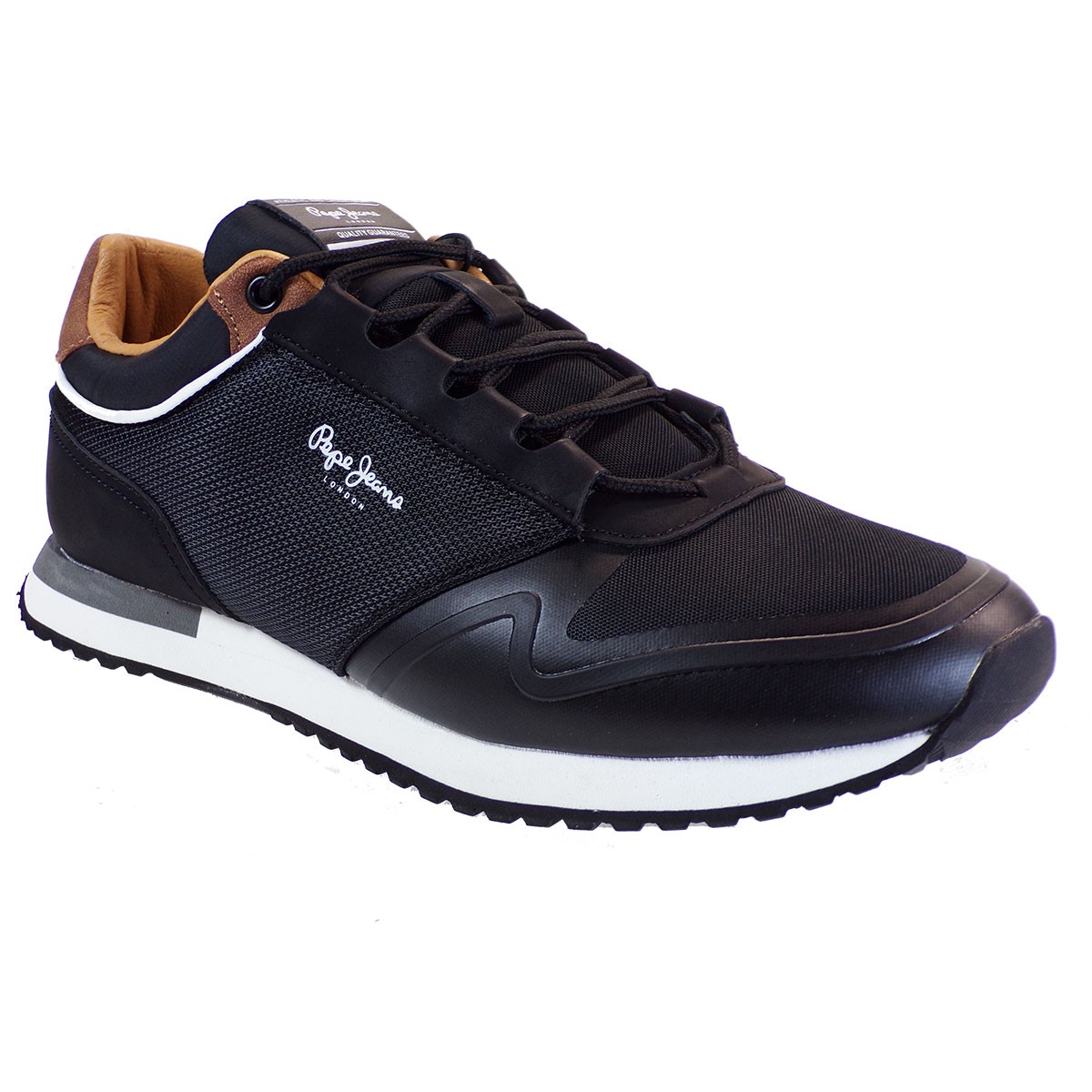 Pepe Jeans TOUR URBAN Sneakers Ανδρικά Παπούτσια PMS30775-999 Μαύρο