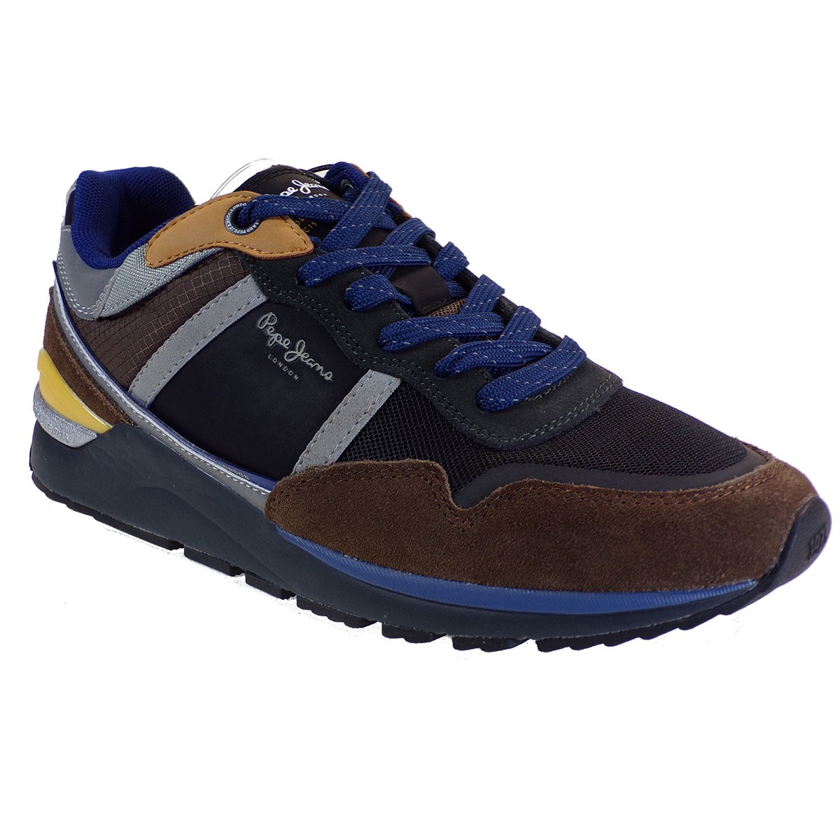 Pepe Jeans Χ20 BASIC Sneakers Ανδρικά Παπούτσια PMS30790-884 Γκρί-Καφέ