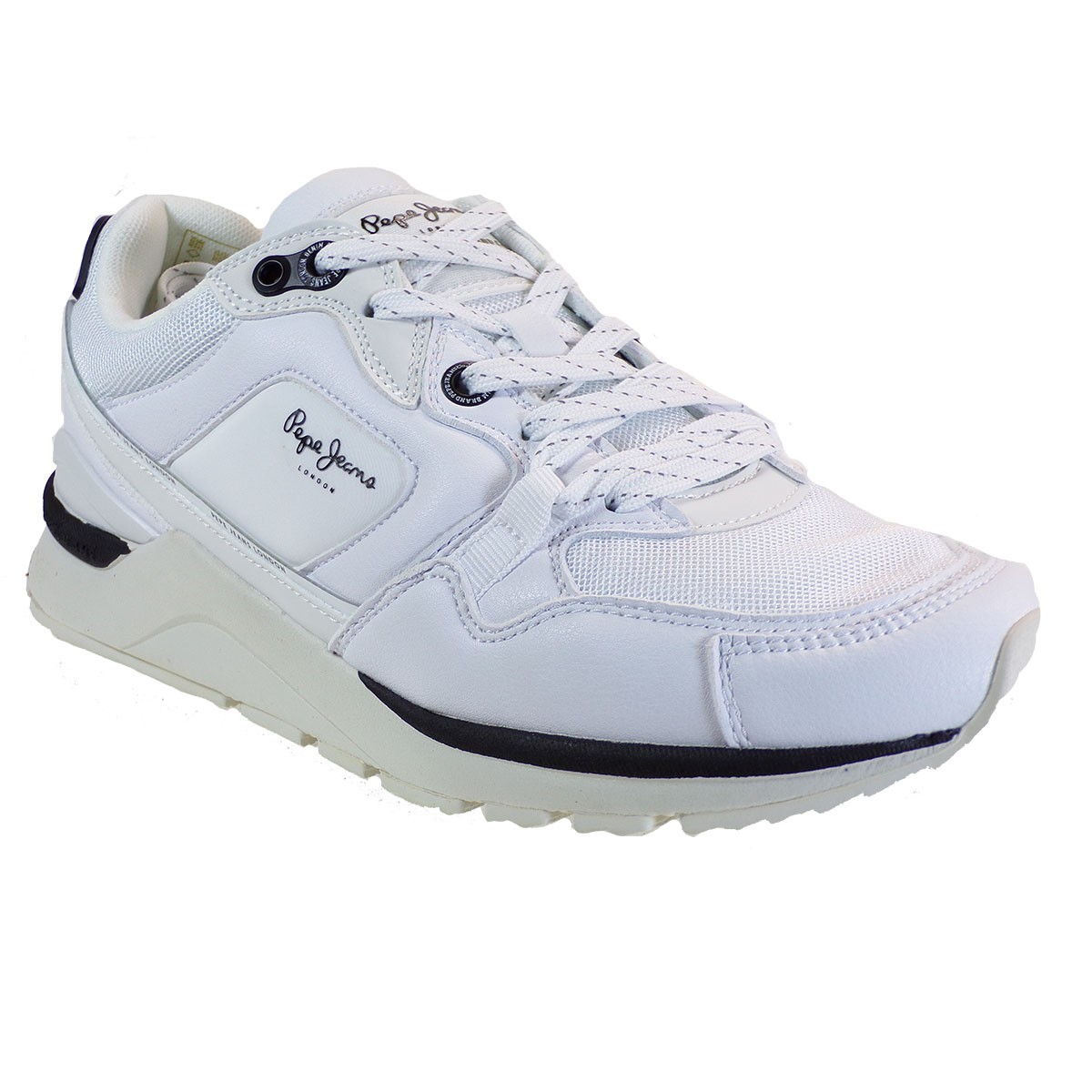 Pepe Jeans Χ20 Β&W Sneakers Ανδρικά Παπούτσια PMS30781-800 Λεύκο