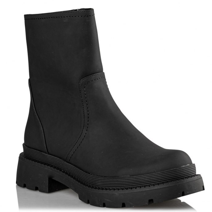 Mairiboo by Envie Shoes Γυναικεία Mποτάκια Αρβυλάκια M23-14907-34 Μαύρο SLICK