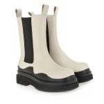 Exe Shoes Γυναικεία Μποτάκια 050-67V Μπέζ Μαύρo N367V0503949