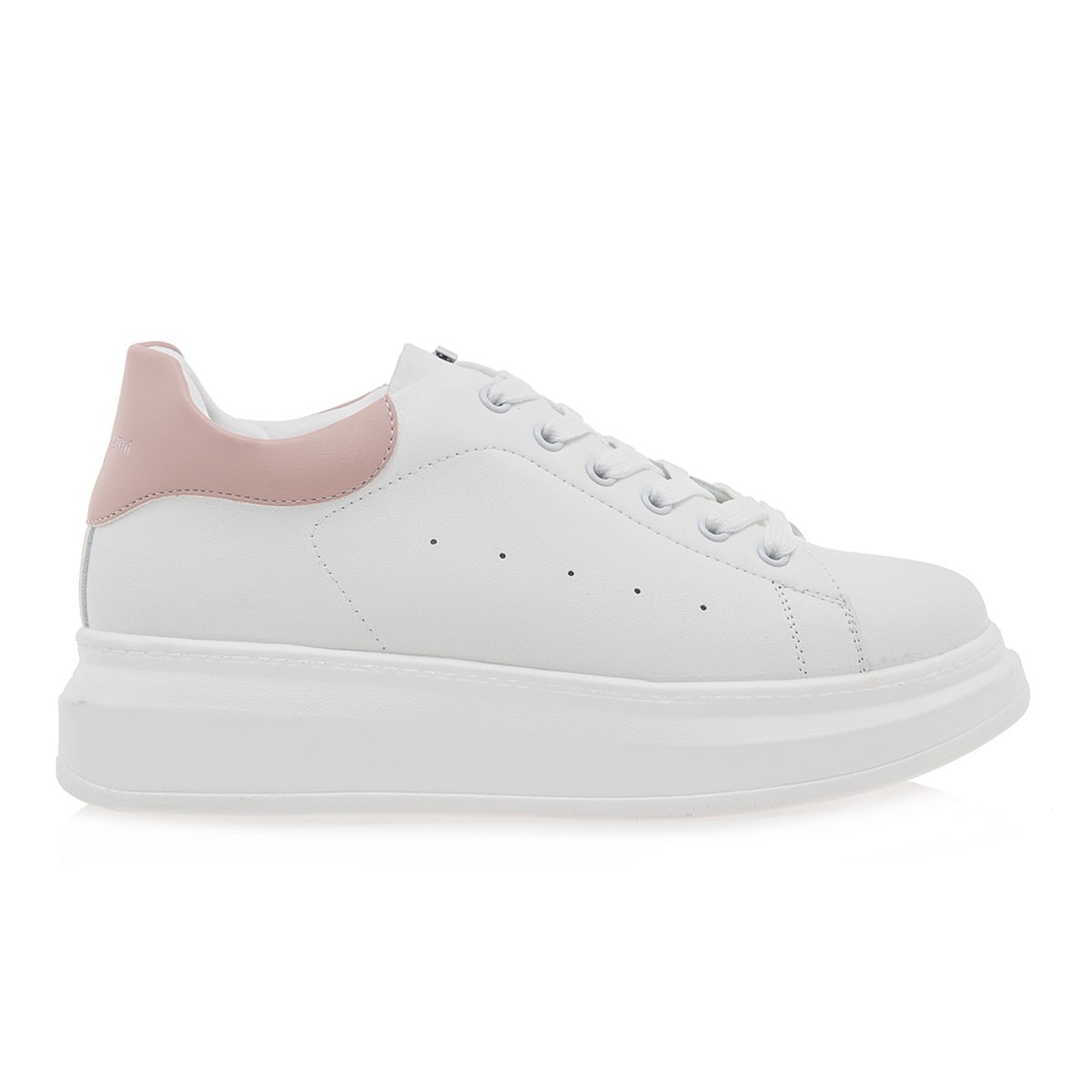 Renato Garini Γυναικεία Παπούτσια Sneakers 101-19R Λευκό Ροζ O119R1012193