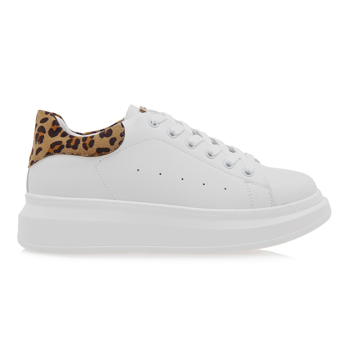Renato Garini Γυναικεία Παπούτσια Sneakers 101-19R Λευκό Λεοπάρ O119R101226L
