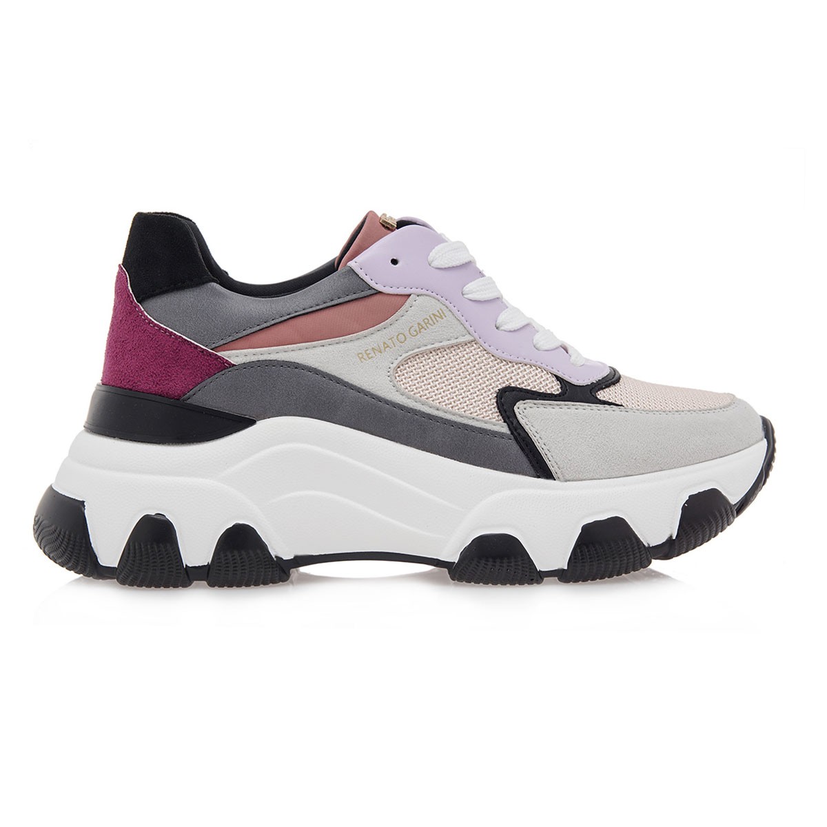 Renato Garini Γυναικεία Παπούτσια Sneakers 231-19R Γκρί Πολύχρωμο O119R2313R73