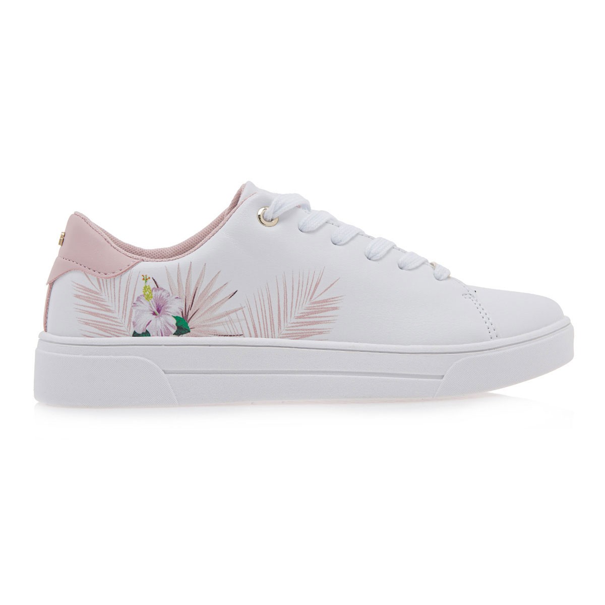 Renato Garini Γυναικεία Παπούτσια Sneakers 009-57Q Λεύκο Λουλούδι O157Q0091X30