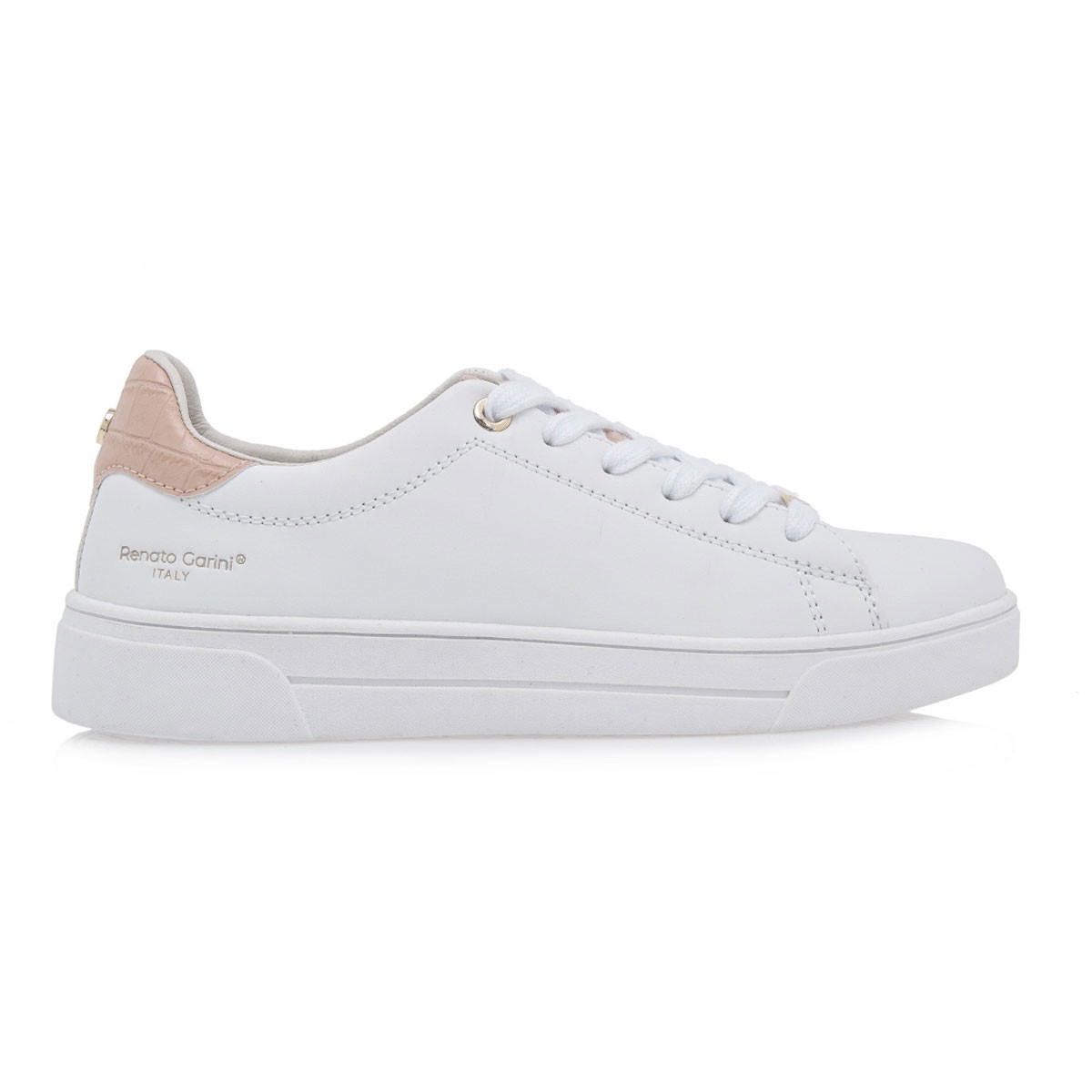 Renato Garini Γυναικεία Παπούτσια Sneakers 203-57Q Λεύκο Nude Κροκό O157Q2031X34