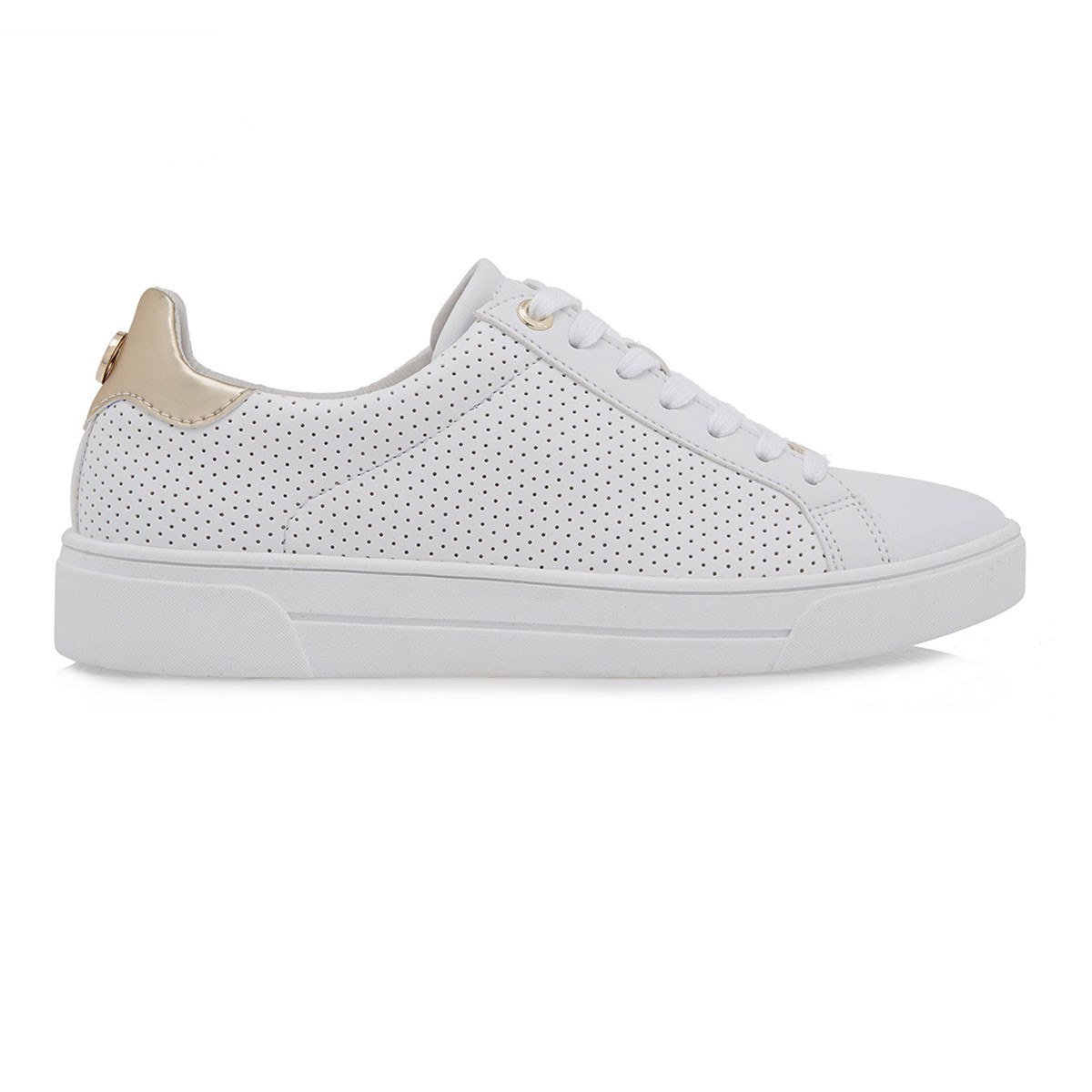 Renato Garini Γυναικεία Παπούτσια Sneakers 211-57Q Λεύκο Τρυπητό O157Q211184M