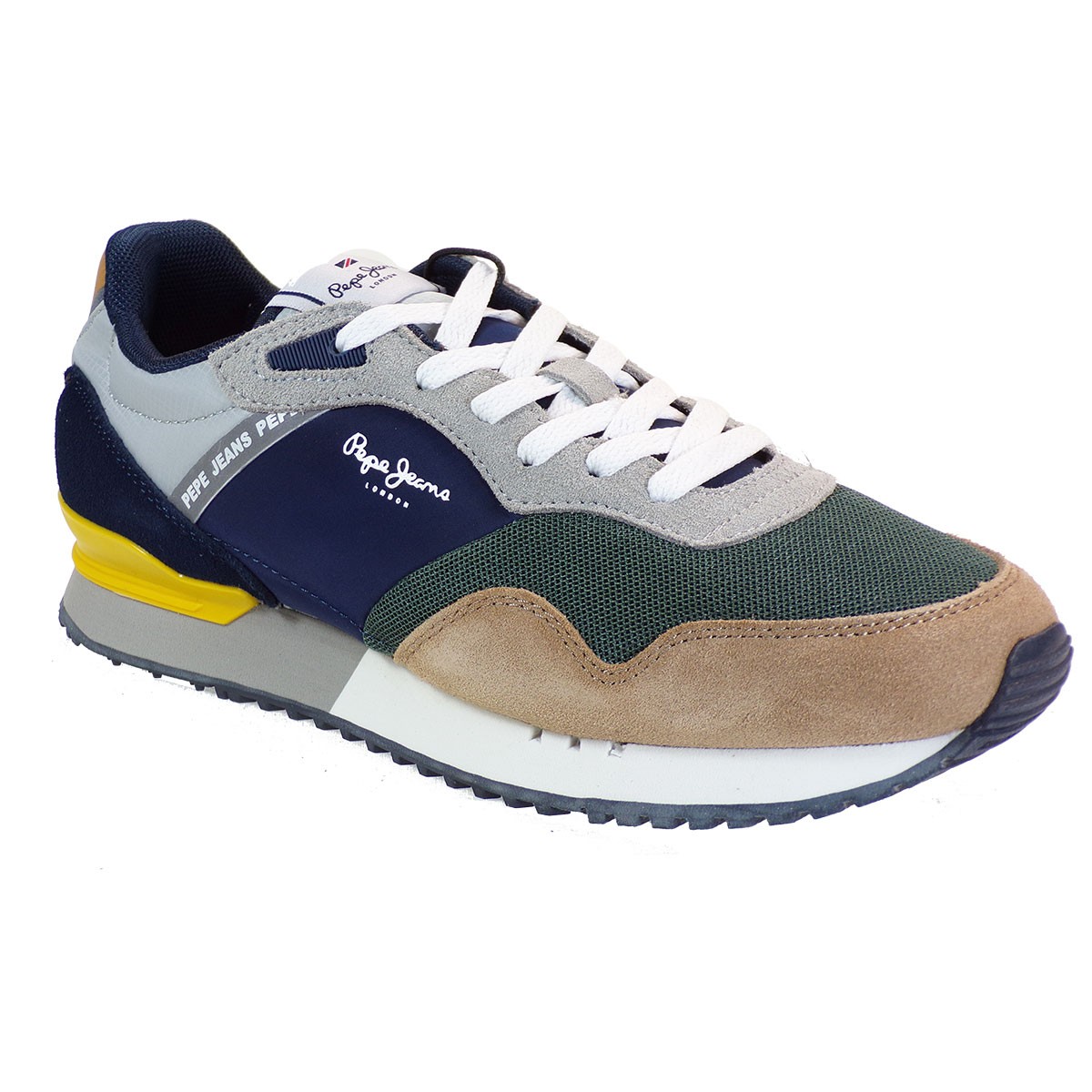 Pepe Jeans LONDON ONE Sneakers Ανδρικά Παπούτσια PMS30822-879 Ταμπά