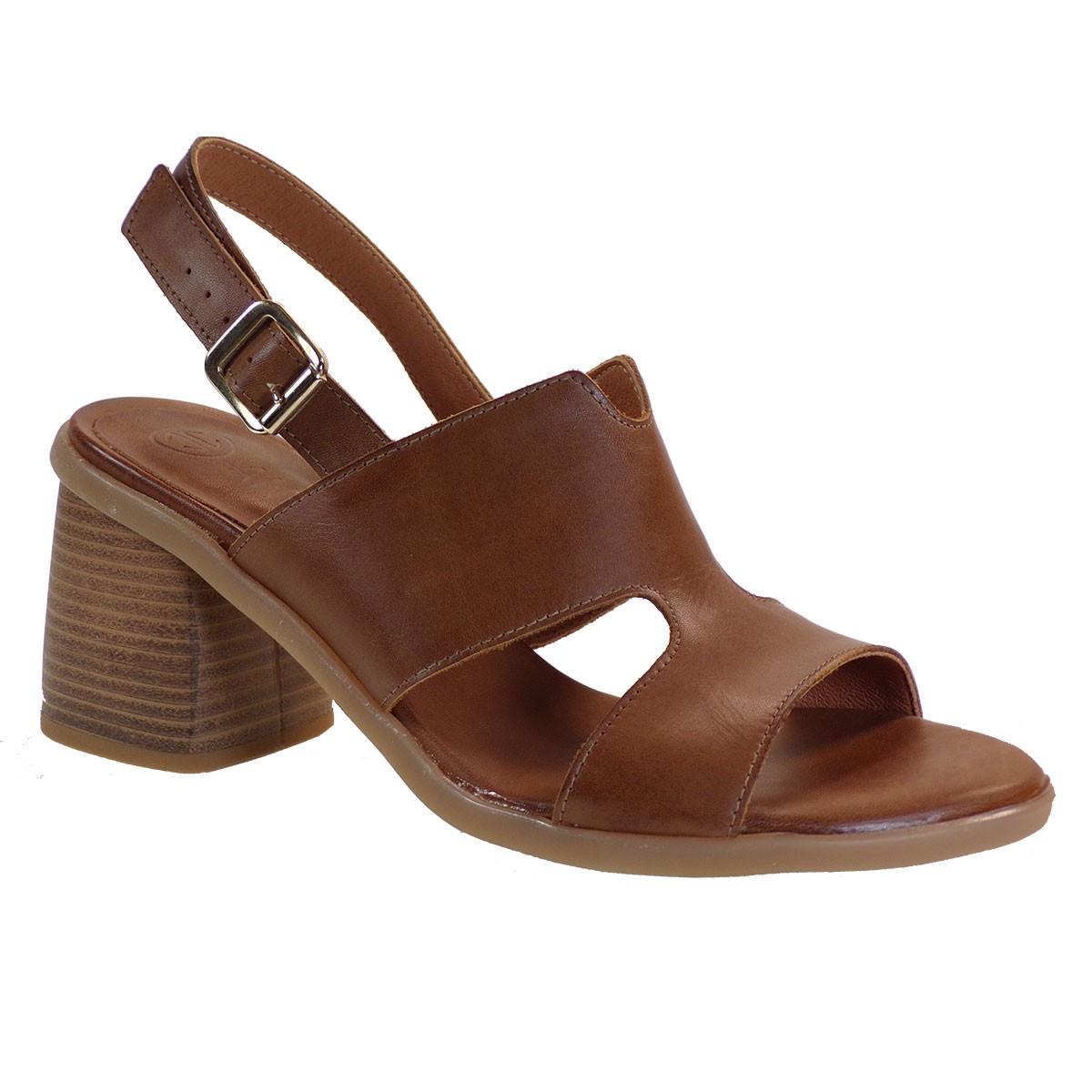 Katia Shoes Anneto Γυναικεία Πέδιλα Κ48-3722 Σοκολά Δέρμα