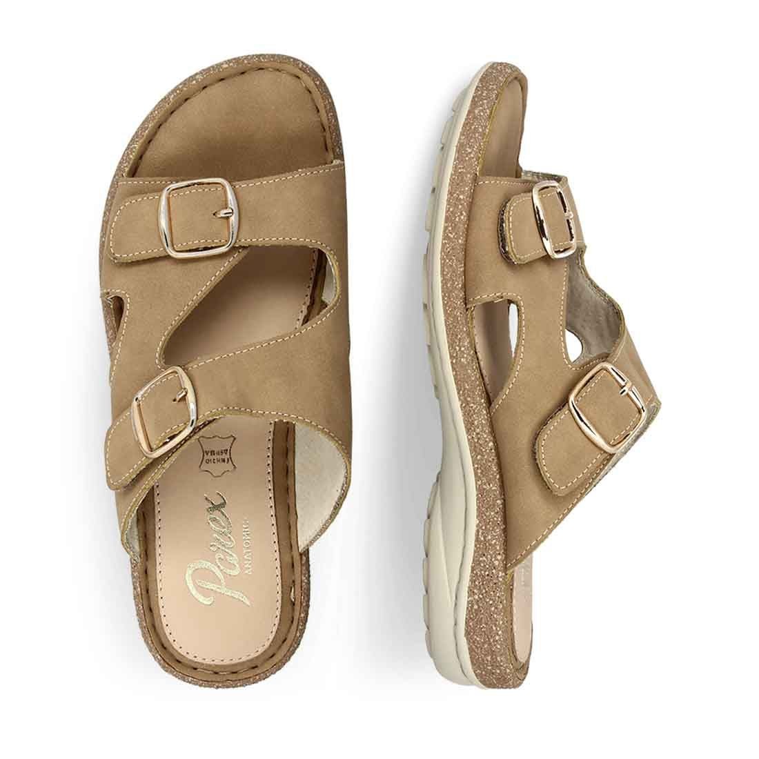 Parex Γυναικείες Παντόφλες Ανατομικές Comfort 12125018.U Πούρο φωτογραφία