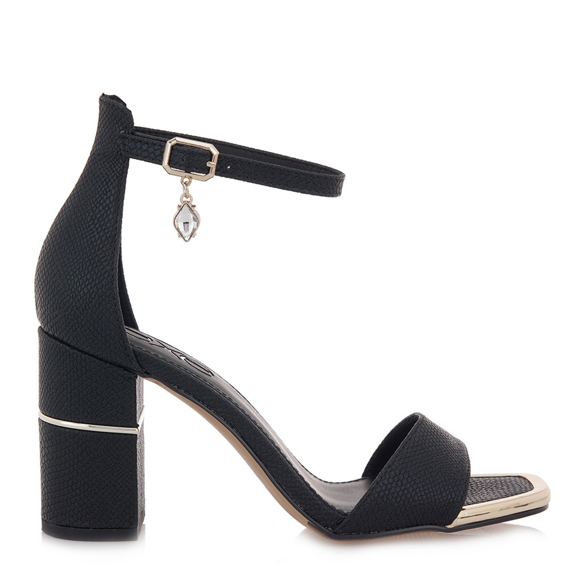EXE Shoes Πέδιλα Γυναικεία 284-RAKEL-842 700-284 Μαύρο Φίδι O47002844006
