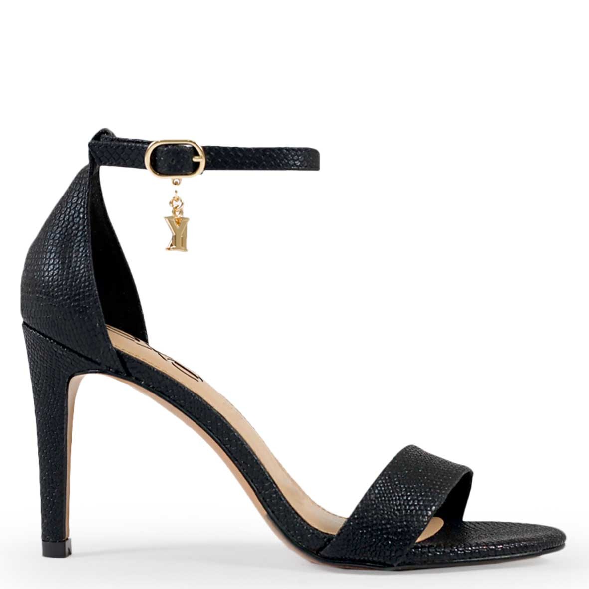 EXE Shoes Πέδιλα Γυναικεία REBECA-931 700-931Μαύρο Φίδι O47009315006