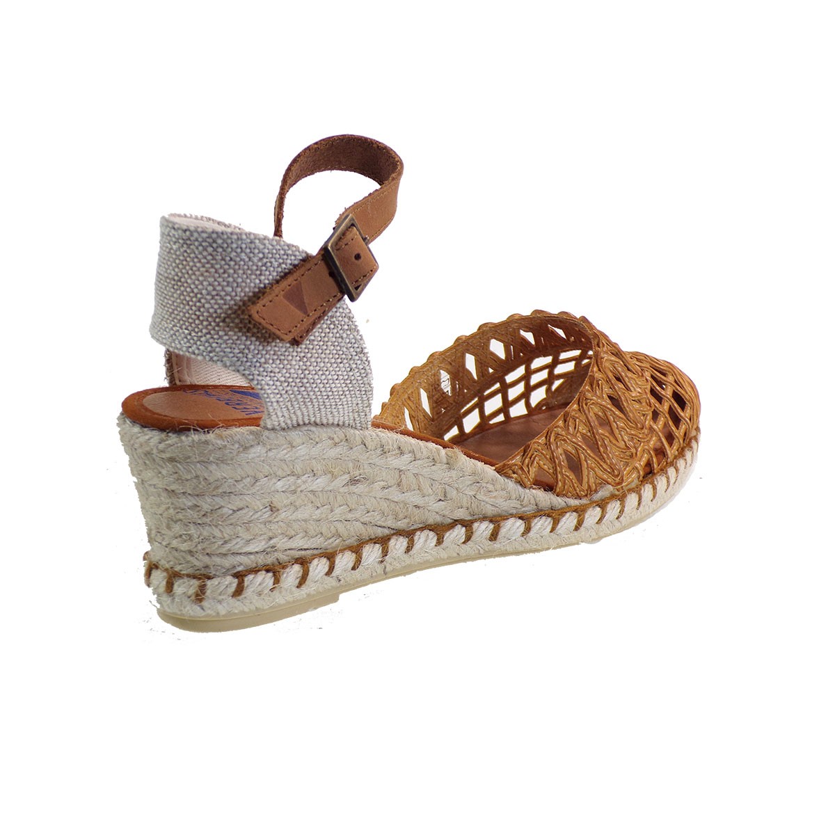 VERBENAS Γυναικεία Πέδιλα Εσπαντρίγιες MALENA-1540253 Ταμπά Δέρμα φωτογραφία