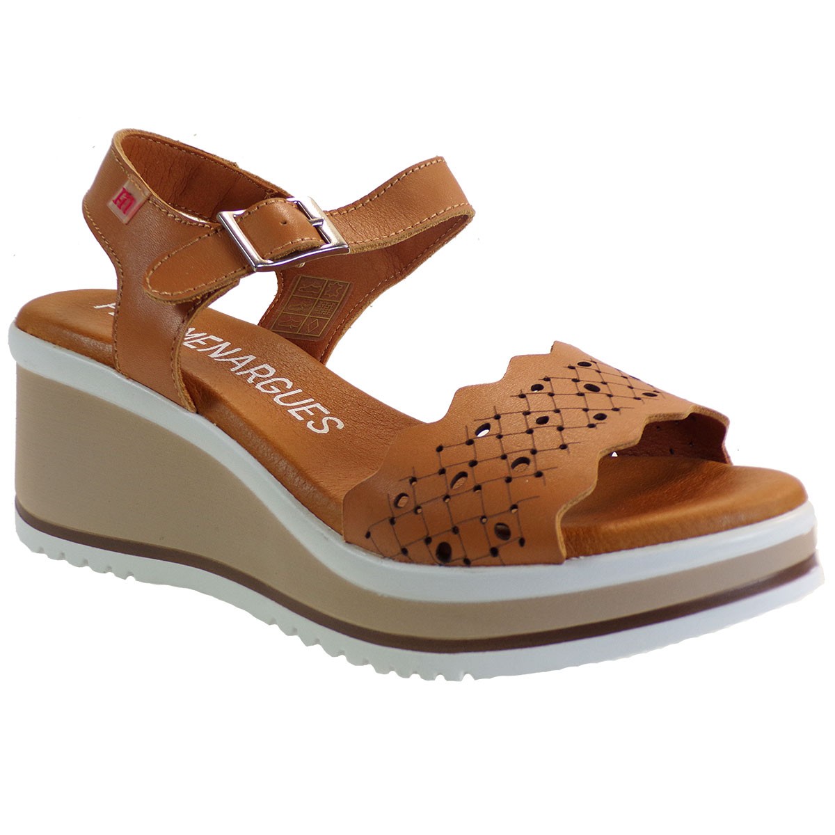 PEPE MENARGUES SHOES Γυναικεία Παπούτσια Πέδιλα Πλατφόρμες 10661 Ταμπά Δέρμα pepe menargues 10661 tampa