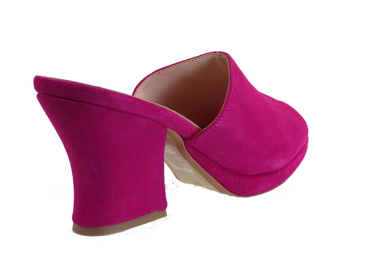 Smart Cronos Γυναικείες Παντόφλες 6238-2329 Φούξια Δέρμα Καστόρι φωτογραφία