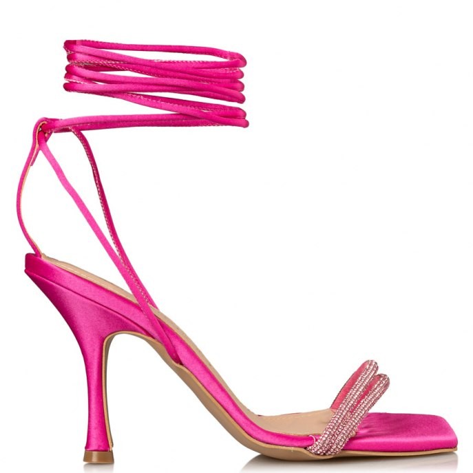 Envie Shoes Γυναικεία Παπούτσια Πέδιλα E02-15161-54 Φούξια Σατέν