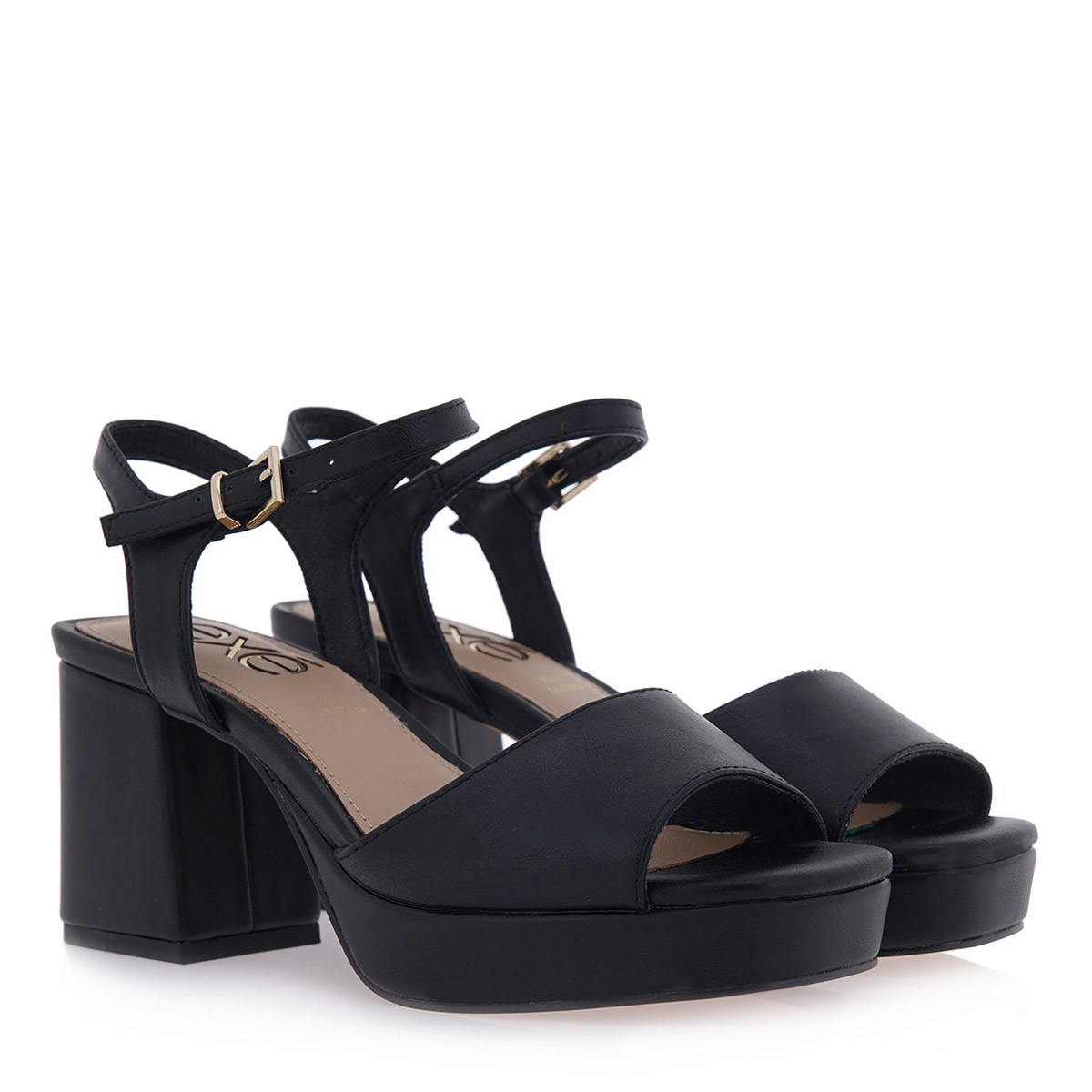 EXE Shoes Πέδιλα Γυναικεία LINA-501 700-501 Μαύρο O47005014001