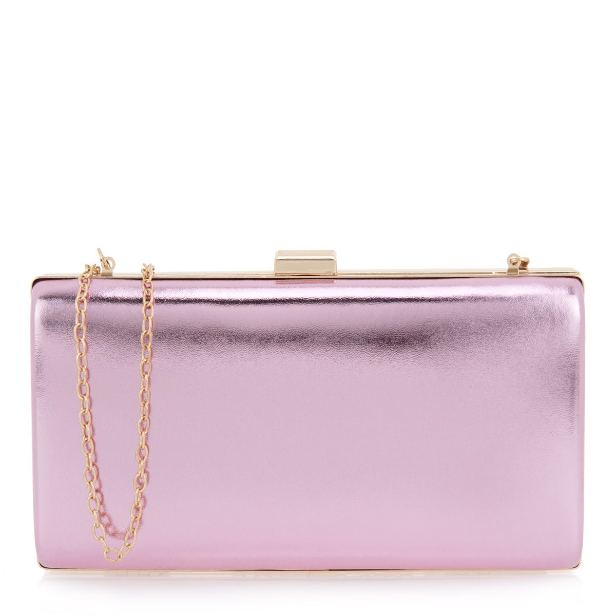 Exe Bags Γυναικεία Τσάντα Φάκελος Clutches 64202 700-202 Λιλά Μεταλλικό O67002029617