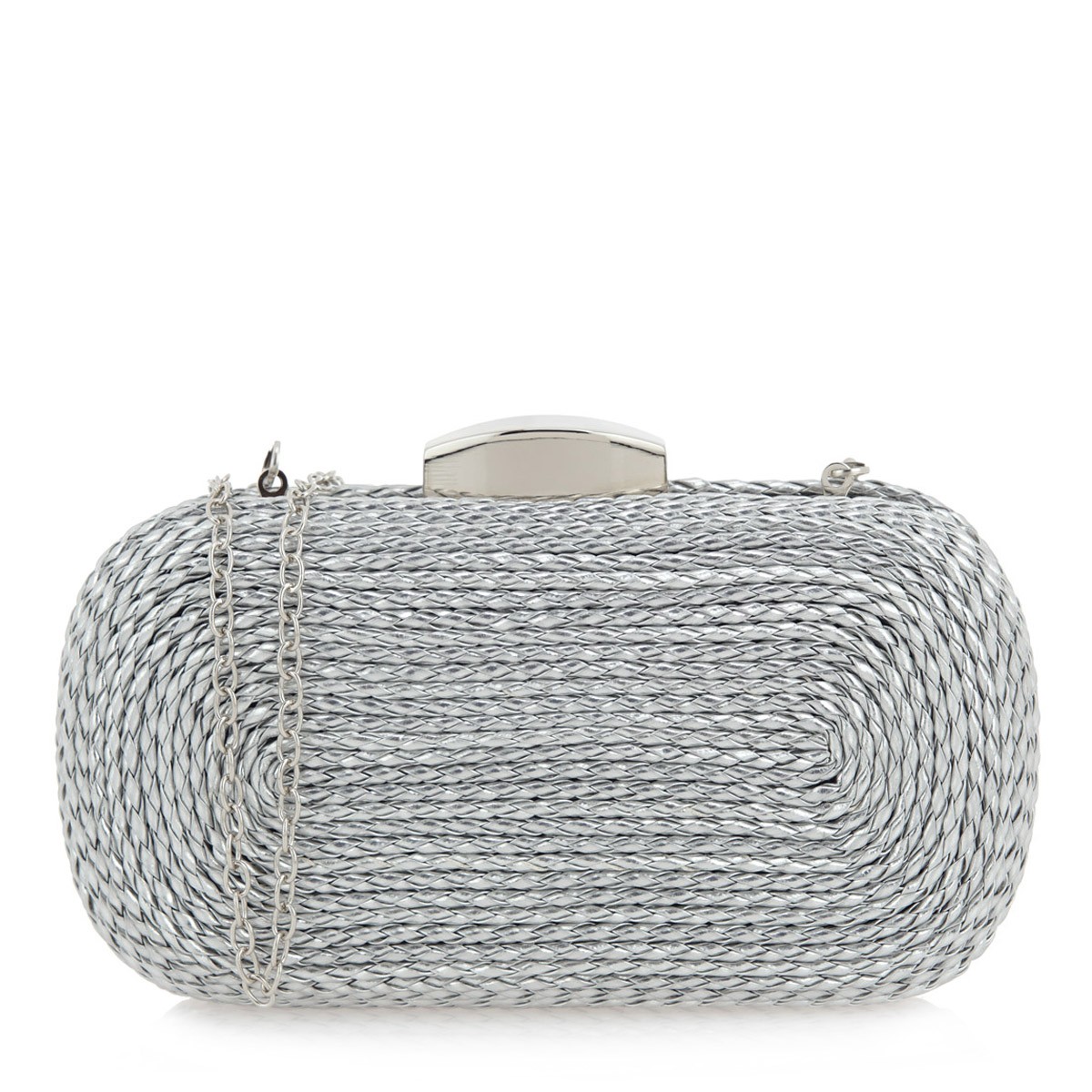 Exe Bags Γυναικεία Τσάντα Φάκελος Clutches 700-982 Ασημί Μακραμέ O6700982988P