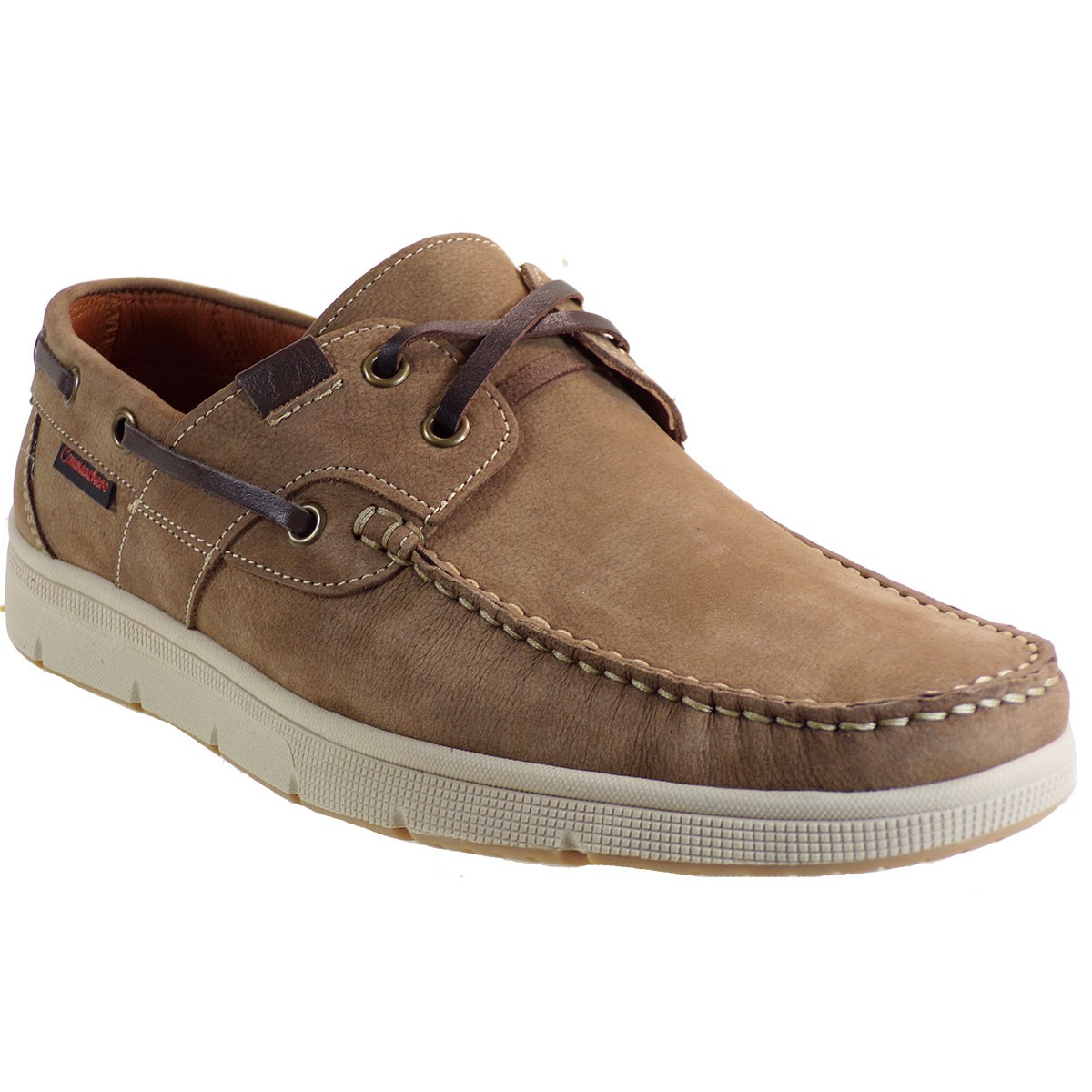 Commanchero Original Commanchero Ανδρικά Παπούτσια Μοκασίνια 72227-227 Μπέζ Δέρμα