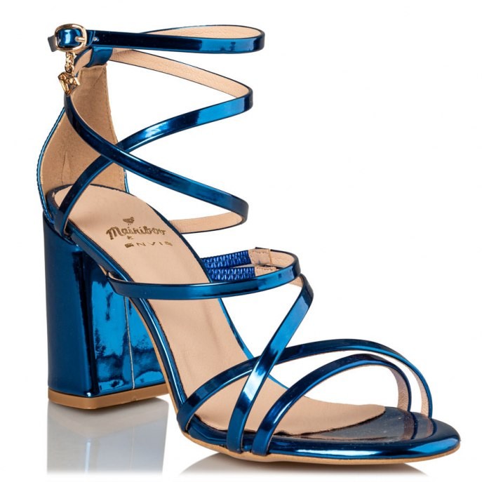 Mairiboo by Envie Shoes Γυναικεία Πέδιλα M03-15780-38 Μπλέ ELECTRICITY