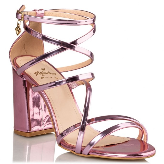 Mairiboo by Envie Shoes Γυναικεία Πέδιλα M03-15780-49 Ρόζ ELECTRICITY