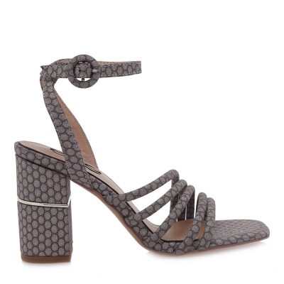 EXE Shoes Πέδιλα Γυναικεία HELEN-654 700-654 Ατσαλί Μπρονζε Glitter O4700654503P