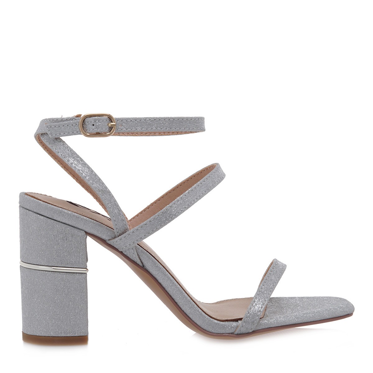 EXE Shoes Πέδιλα Γυναικεία HELEN-684 700-684 Ασημί Glitter O47006845621