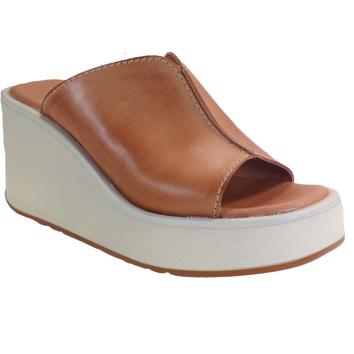 Katia Shoes Anneto Γυναικεία Πλατφόρμες Κ80-ΠΡΙΜ Ταμπά Δέρμα