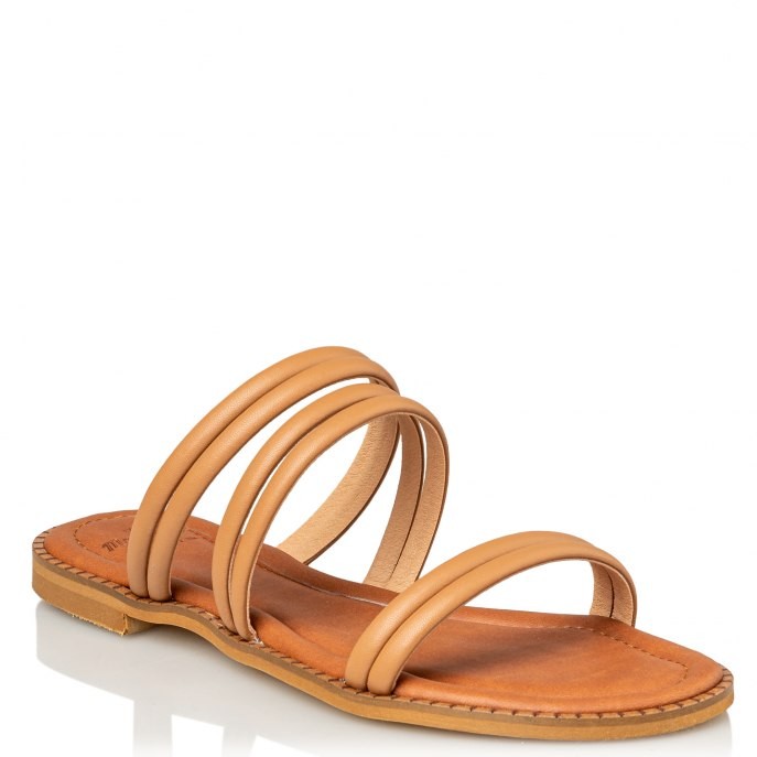 Mairiboo by Envie Shoes Γυναικεία Πέδιλα M03-15702-52 Ταμπά ARMONIA