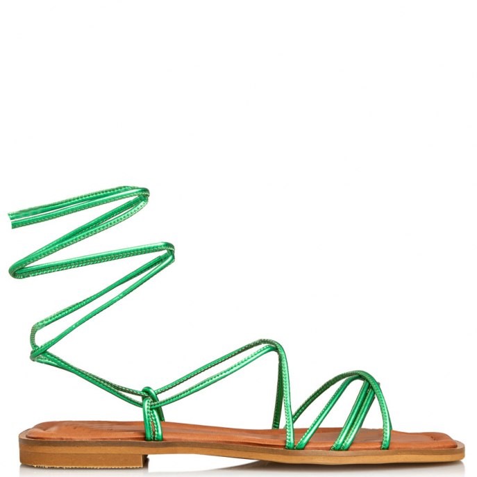 Mairiboo by Envie Shoes Γυναικεία Πέδιλα M03-15704-48 Πράσινα WIRED