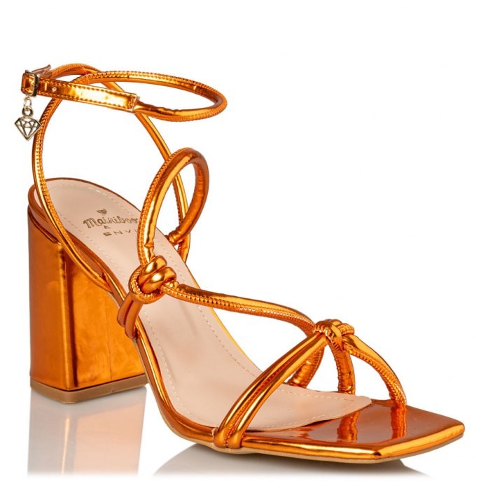Mairiboo by Envie Shoes Γυναικεία Πέδιλα M03-15782-46 Πορτοκαλί WIRED UP