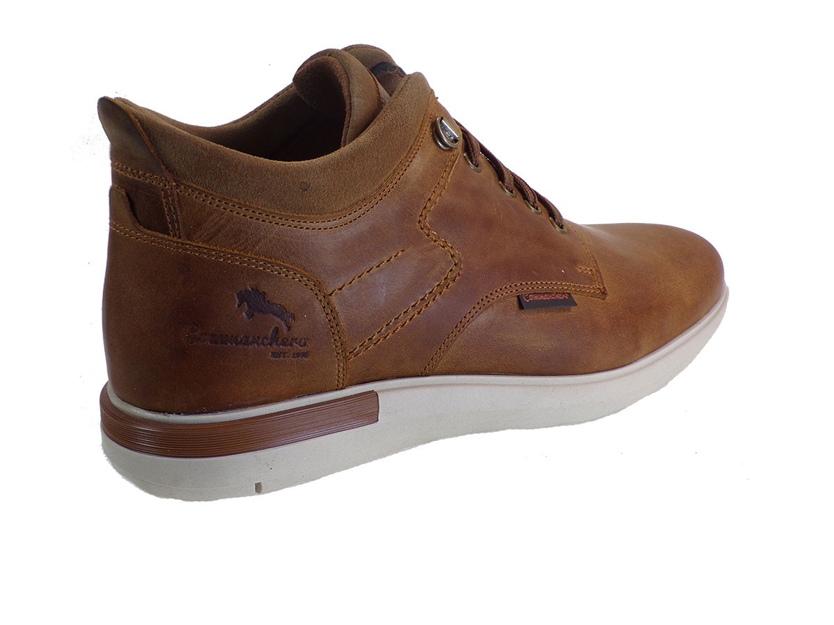 Commanchero Ανδρικά Μποτάκια Αστραγάλου 72257-726 Ταμπά Δέρμα φωτογραφία