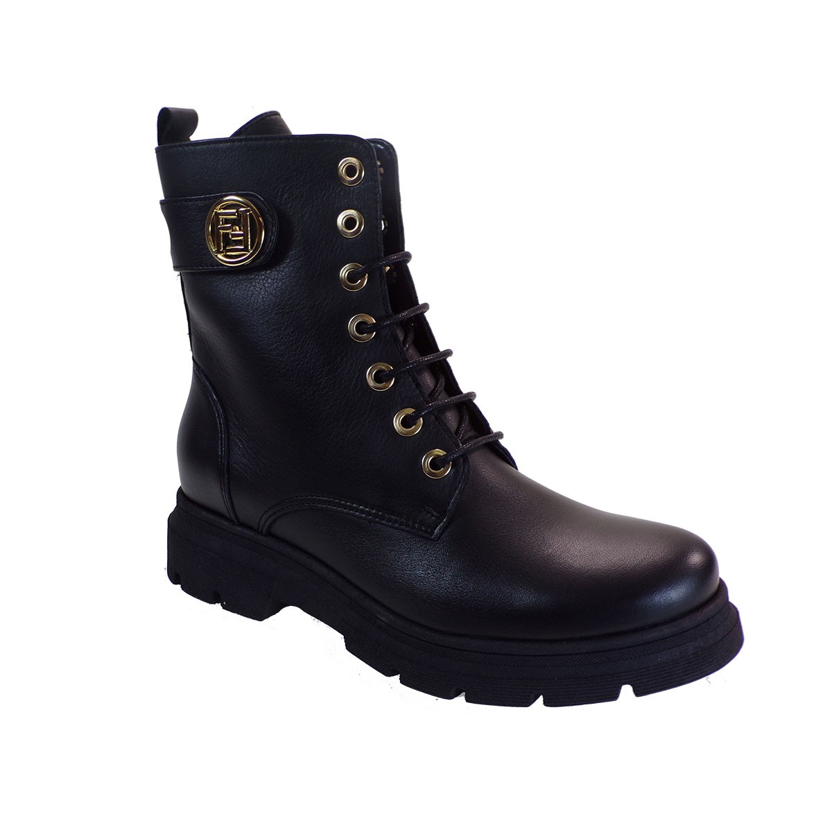 Fardoulis Shoes Γυναικεία Παπούτσια Αρβυλάκια 252-33 Μαύρο Δέρμα