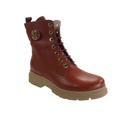 Fardoulis Shoes Γυναικεία Παπούτσια Αρβυλάκια 252-33 Ταμπά Δέρμα