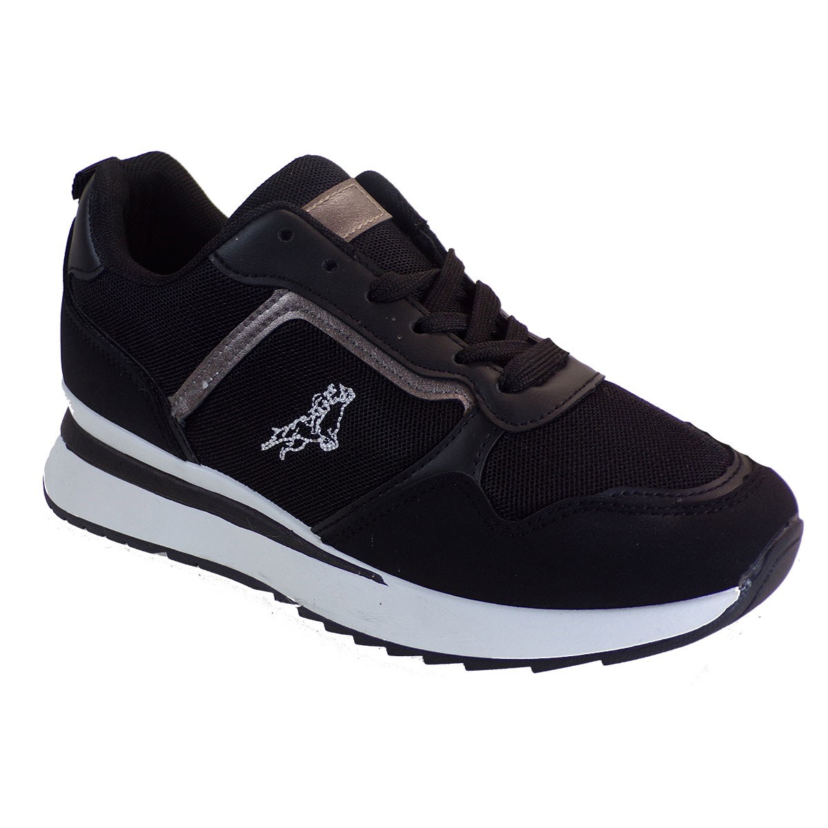 Bagiota Shoes Γυναικεία Παπούτσια SNEAKERS Αθλητικά GB-276 Μαύρο