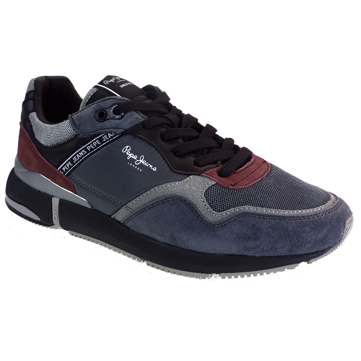 Pepe Jeans LONDON PRO Sneakers Ανδρικά Παπούτσια PMS30863-982 Ανθρακί